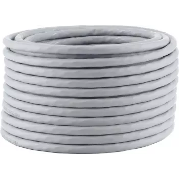 S CONN MAXIMUM CONNECTIVITY Cat 6 S/FTP PIMF Halogen-Free Patch Cable, 50 m, Grey 75900-50H