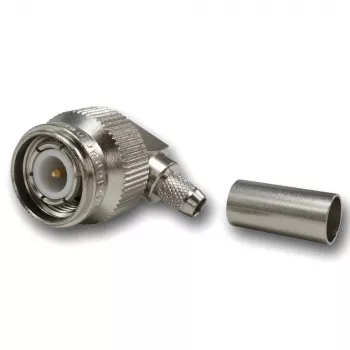 Telegärtner TNC Angled Crimp Plug 50 Ohm for RG-223/U, RG-142 B/U (J01010A0006)
