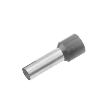 Cimco 187019 Ferrule 4 mm² Partially Insulated Grey 100 Pieces