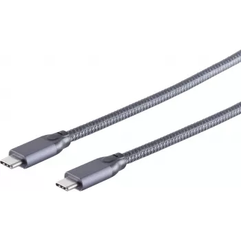 S CONN MAXIMUM CONNECTIVITY USB-C to USB-C Cable 3.2 Gen 2 5m Black (13-47050)