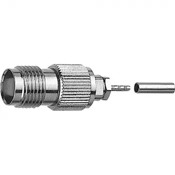 TELEGÄRTNER TNC Socket Crimp Connector for RG-316/U, 50 Ohm, 5-Pack (J01011A0050)