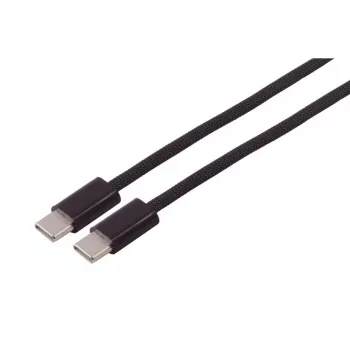 S CONN MAXIMUM CONNECTIVITY USB-C Charging Cable, 2.0, 240W, Black, Textile, 1,8m (14-22185)