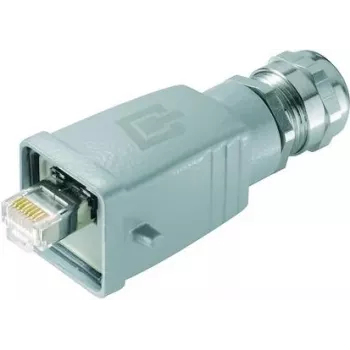 Telegärtner 100007467 Sensor/actuator connector RJ45 plug, Cat.6A, shielded, field-assembly, 1 piece
