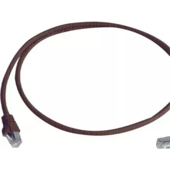 Telegärtner Cat 6A S/FTP Patch Cable, 2m, Red, One Angled RJ45 L00001A0157