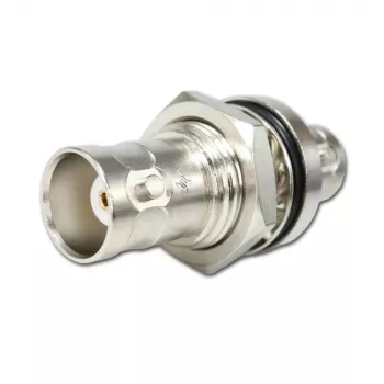Telegärtner J01004A1233Z BNC Plug to BNC Socket Adapter, 75 Ohm, Black