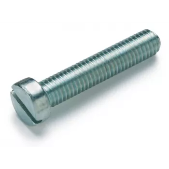 Cimco 190866 Pan Head Screw M5x25 DIN 84a Galvanised, 100 Pieces