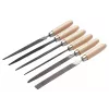 Cimco Precision File Set 206750, 6-Piece, 160 mm, Cut 2, DIN 7283