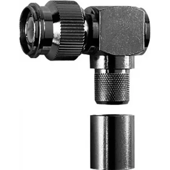 Telegärtner TNC Right-Angle Crimp Plug, 50 Ohm, RG-213/U, Solder/Crimp, G42 (2.7/7.1), B1812 (J01010A0066)