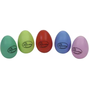 DIMAVERY Egg Shaker Set with 2, Various Colours, Plastic Percussion Shaker 26055820