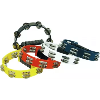 Dimavery TN-2 Plastic Tambourine, Black 26053320