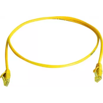 Telegärtner L00000A0294 Cat6 U/UTP RJ45 Patch Cable, 0.5m, Yellow