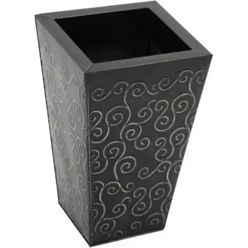 EUROPALMS Zinc Plant Pot, Patterned, 31cm 83059553