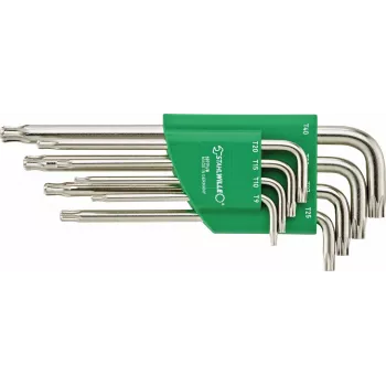 Stahlwille 10771/8 Ball-End Torx Allen Key Set, 8-Piece (T9-T40) 96432700