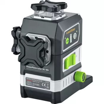 Laserliner PowerPlane-Laser 3G Multi-18V Green 3 x 360° Laser Levelling Device (Base Unit) 036.380L