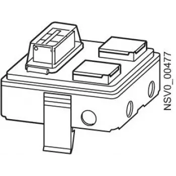 SIEMENS BD2-AK1/2SD163FIA Outgoing Box 16A 2x1-pole with Fused Load Switch (BVP:660870)