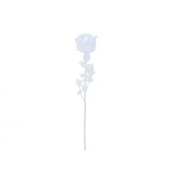 EUROPALMS Crystal Rose Artificial Flower, Transparent, 81cm, 12-Pack Value Pack 82600210