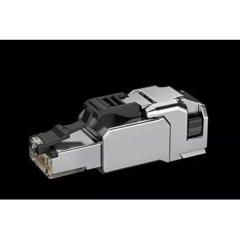 TELEGÄRTNER 100039917 RJ45 Field-Assembly Connector Cat.6A Shielded Stainless Steel
