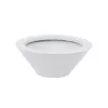 EUROPALMS Leichtsinn Bowl-15 Decorative Bowl, White, Glossy 83011822