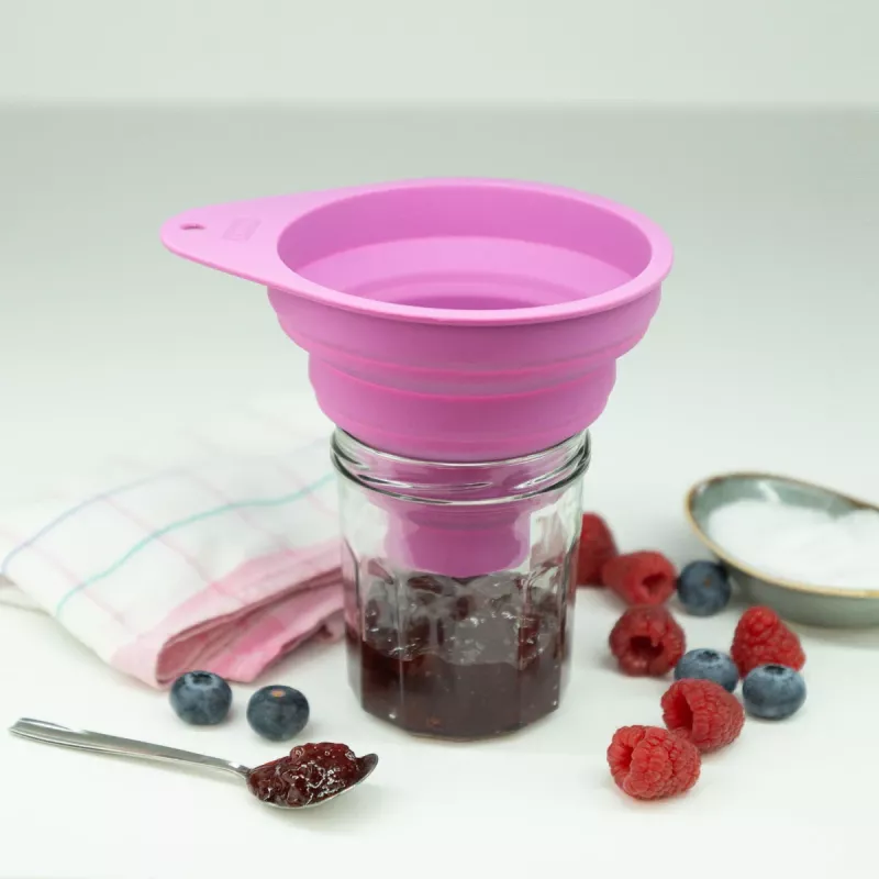 LURCH Foldable Silicone Funnel Grape 70279