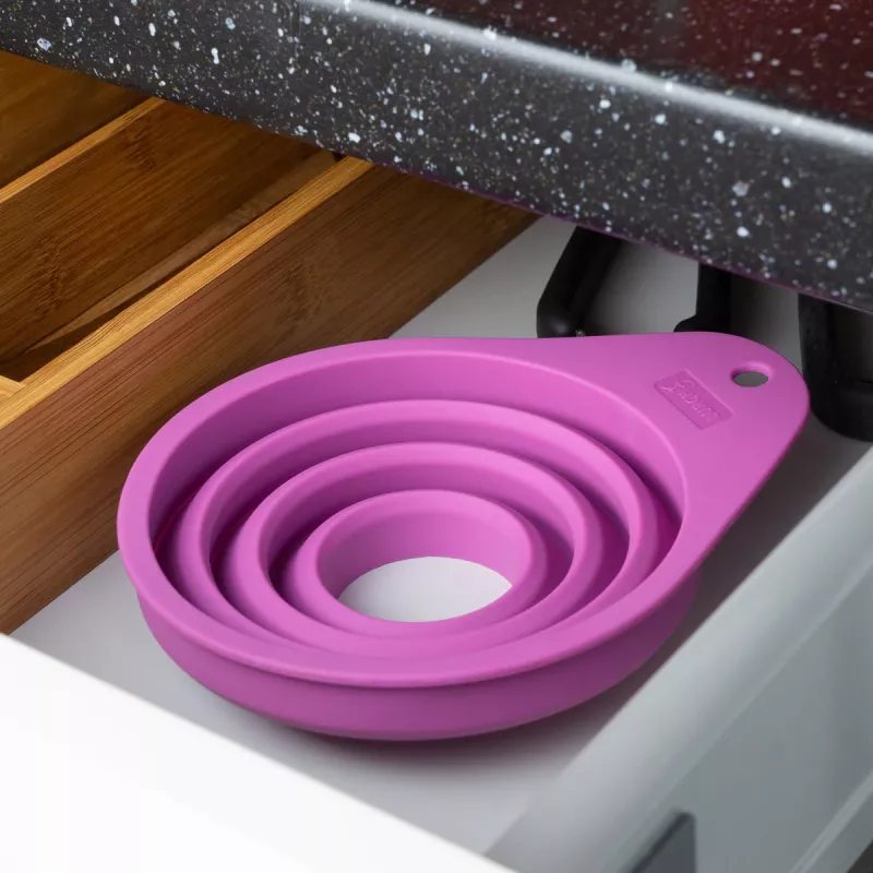 LURCH Foldable Silicone Funnel Grape 70279