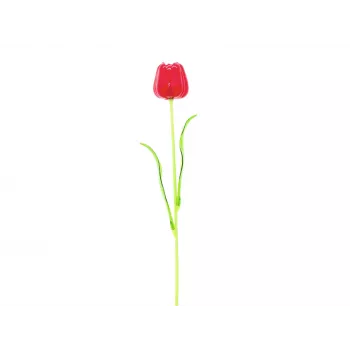 EUROPALMS Crystal Tulip Artificial Tulip, Red, 61cm, 12-Pack 82600205