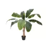 EUROPALMS artificial banana plant, 100cm, green leaves, black pot 82509503