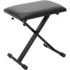 Dimavery KEB-1 folding keyboard bench, height-adjustable, padded, black