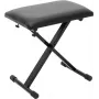 Dimavery KEB-1 folding keyboard bench, height-adjustable, padded, black