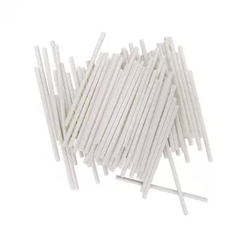 LURCH Flexiform paper cake pop sticks white 100 pieces (85127)