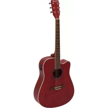 DIMAVERY JK-510 Acoustic Guitar, Cutaway, Grained 26231389