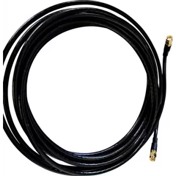 Wittenberg Antennen 10 m Antenna Cable SMA Plug to SMA Plug 50 Ohm Low-Loss Coaxial Cable Black 103484
