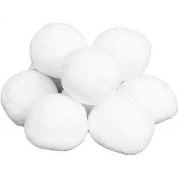 EUROPALMS Artificial Snowballs, 7.5 cm, 10-Pack (83501650)