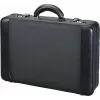 JÜSCHA ALASSIO Laptop Briefcase with Removable Laptop Sleeve, Expandable, Combination Locks, Black Nylon/Faux Leather (45039)