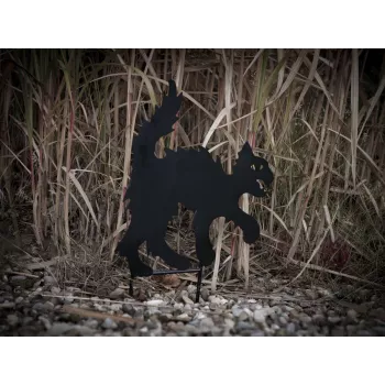 EUROPALMS Metal Cat Silhouette, 53cm 83505108