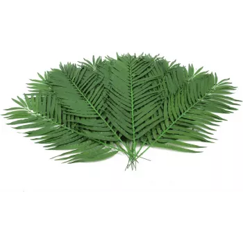 EUROPALMS Artificial Coconut Palm Fronds, 90 cm, 12 Pieces, Green 82509896