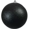EUROPALMS Decorative Sphere 20 cm, Black, Glitter 83501278