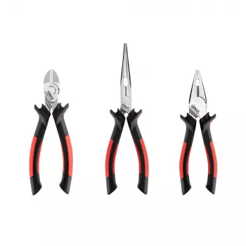 Cimco 104021 VDE Wire Stripping Pliers Set 3-Piece 1000V Insulated