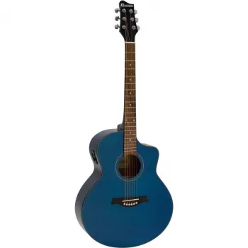 DIMAVERY STW-50 Acoustic Guitar, Blue 26245088