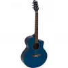 DIMAVERY STW-90 Acoustic Guitar, Crystal Blue 26245083