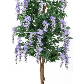 EUROPALMS Artificial Golden Rain Tree, Violet Flowers, 180 cm 82507136