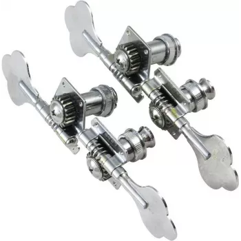 DIMAVERY Machine Heads for JB-Style Electric Bass Guitars (Set of 4, Chrome) 26300212