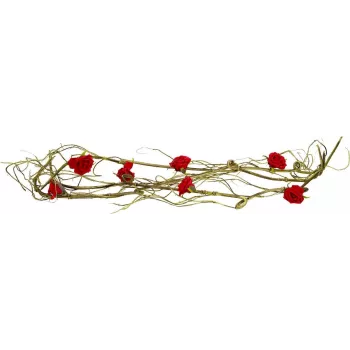 EUROPALMS Artificial Rose Garland (EVA), Red 82530583