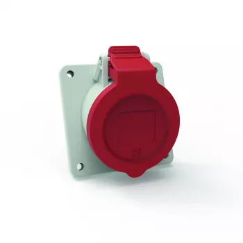 Bals 127571 Angled Surface-Mounted Socket, 16 A, 5-Pin, 400 V, 6h