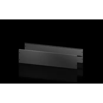 Rittal AX Base Panels Front and Rear, H 200 mm, for W 1000 mm, Sheet Steel, RAL 9005, 2 Pieces (2830102)