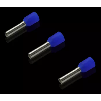 Rittal 4050779 Insulated Wire End Ferrule 2.5 mm² Blue (500-Pack)