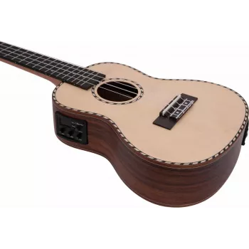 DIMAVERY UK-800 Concert Ukulele, Solid Spruce Top 26255857