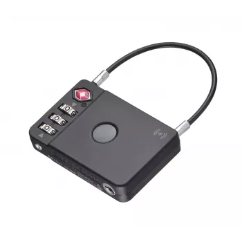 TROIKA TSA Combination Luggage Lock TRACK & FIND LOCK (LOK26/BK) - Black