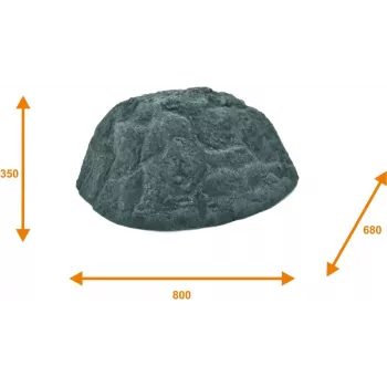 EUROPALMS Decorative Rock Vulcano, Fibreglass, Multi-Coloured 83313231