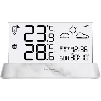 Techno Line WS6782 Wireless Thermometer with 3-Channel Sensor Support