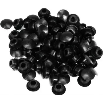 ACCESSORY Silicone Sealing Cap 8.5 mm Black, 100 Pieces 60112480